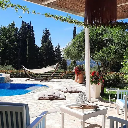 Villa Claire Corfu - 10-Acre Private Pool Villa With Guesthouse *
