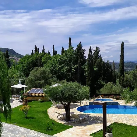 빌라 Villa Claire Corfu Private Pool Villa On 10000 Sqm