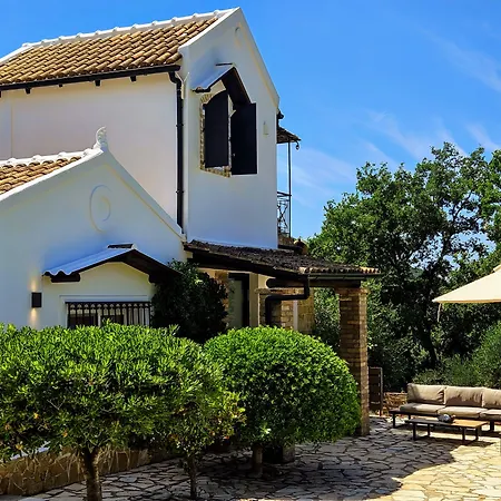빌라 Villa Claire Corfu Private Pool Villa On 10000 Sqm 아킬레이온