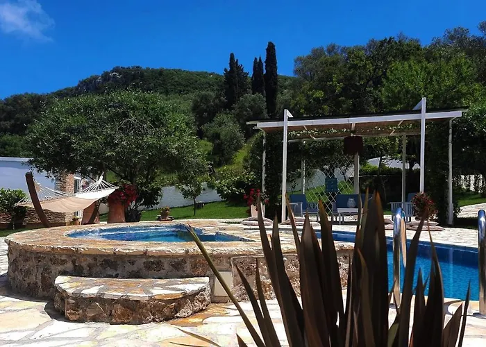 Villa Claire Corfu - 10-Acre Private Pool Villa With Guesthouse *