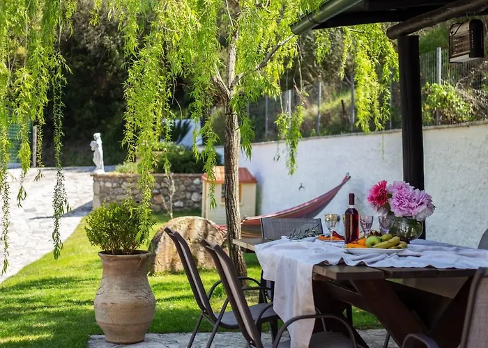 Villa Claire Corfu - 10-Acre Private Pool Villa With Guesthouse Achílleion