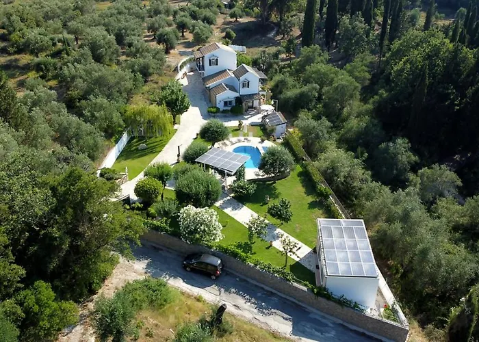 Villa Claire Corfu - 10-Acre Private Pool Villa With Guesthouse *