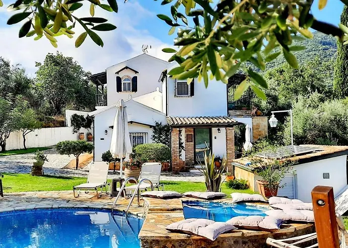 Villa Villa Claire Corfu - 10-Acre Private Pool Villa With Guesthouse *