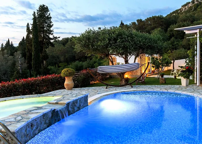Villa Claire Corfu - 10-Acre Private Pool Villa With Guesthouse Villa *